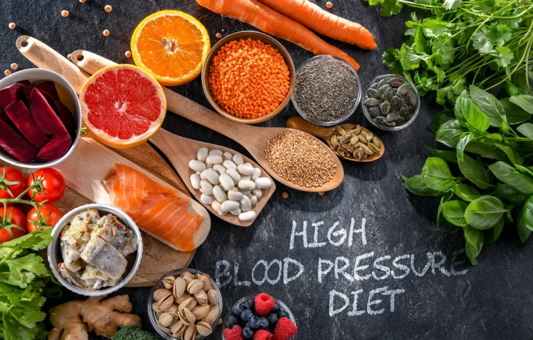 Heart-healthy foods for blood pressure management — vegetables, herbs, and low-sodium options