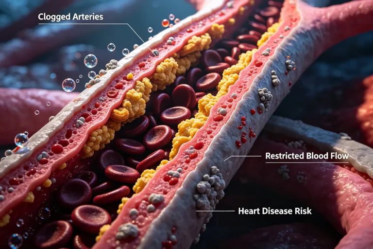 artery showing heart disease