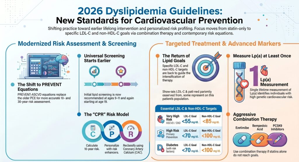 New Cholesterol Guidelines 2026: LDL, Lp(a) & Changes